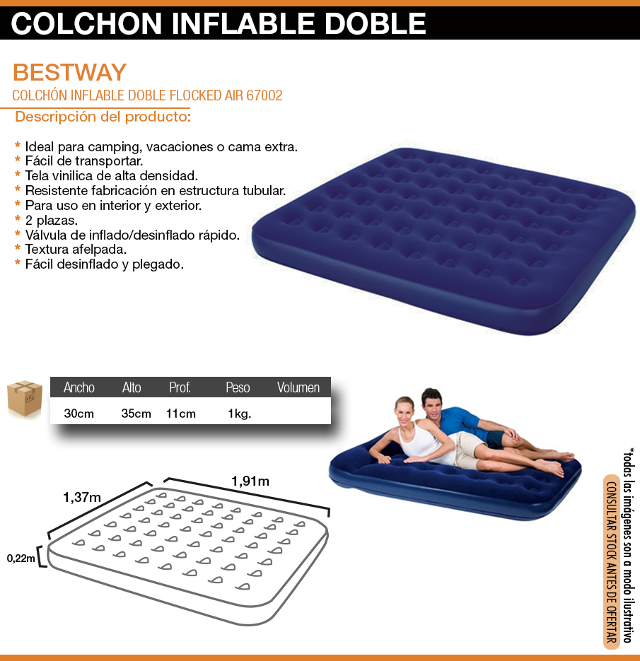 inflable de dos plazas